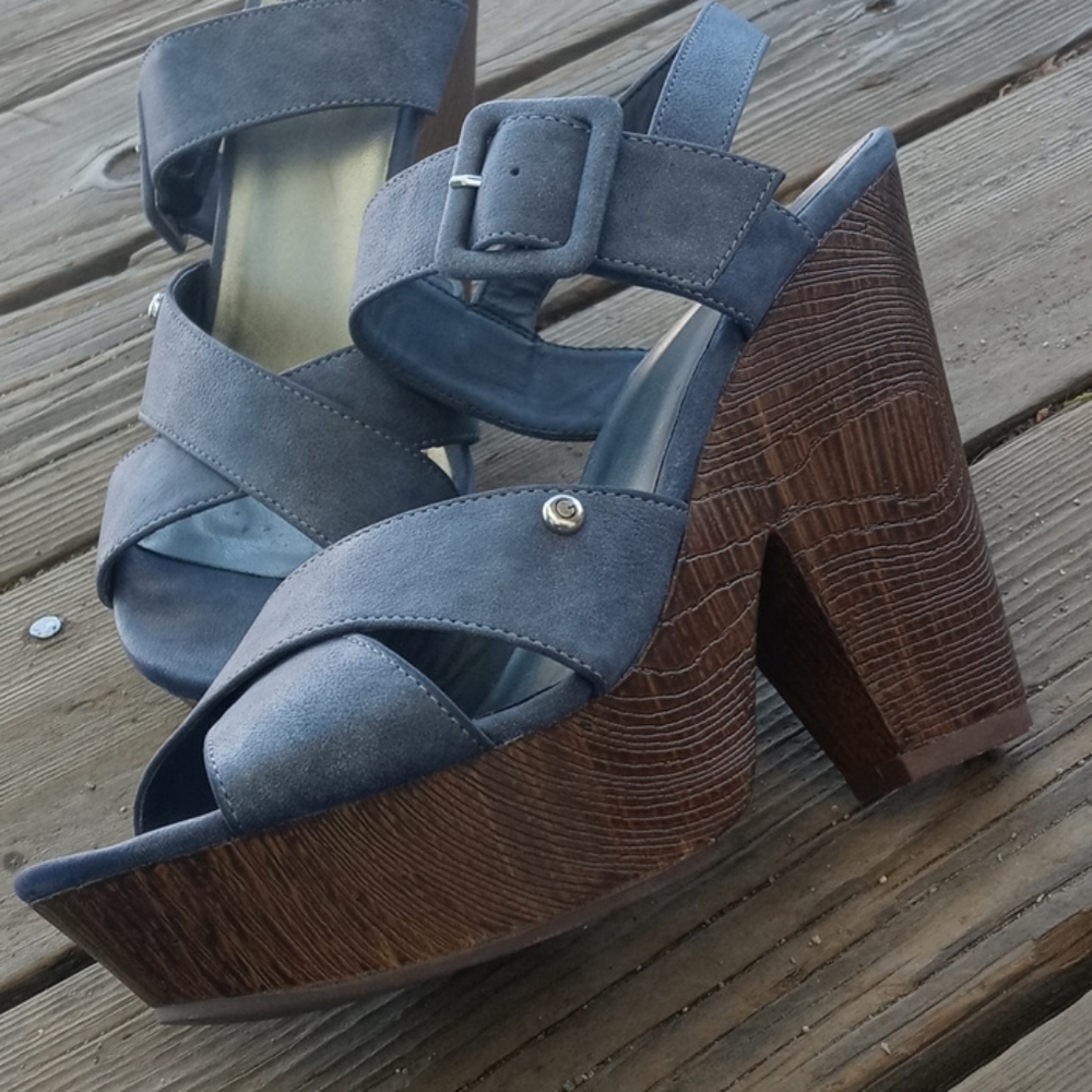 Blue Guess Platforms